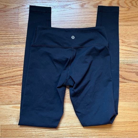 Lululemon black full length leggings size 4 - Picture 2 of 5